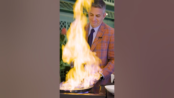 Bananas Foster is FIRE! (Literally)