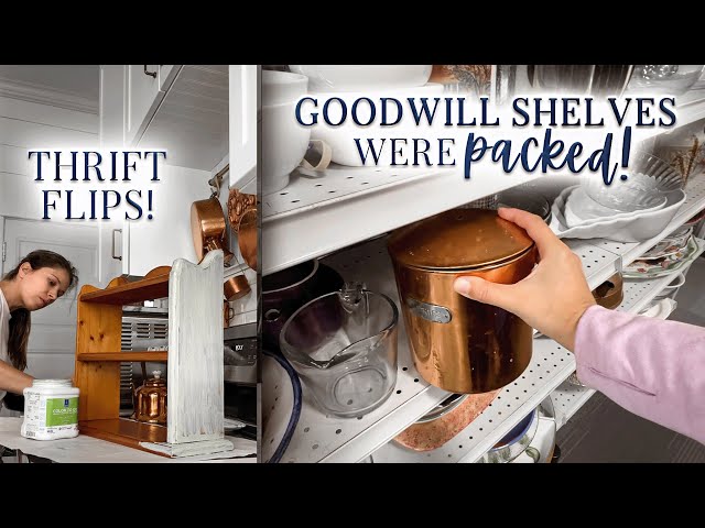 Goodwill Thrift Shopping for Vintage Home Decor (I found some goodies, let's give them a makeover)! class=