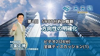 第8期‐第4回「SWOT分析と戦略 方向性の明確化」を開催 | 城南