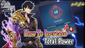 GET YOUR TP TO MILLIONS WITH THIS// UPDATED TOTAL POWER INCREASE GUIDE[Solo Leveling :ARISE]
