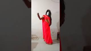 Male To Female Dressing Male Do Garba Dance In Saree Crossdresser