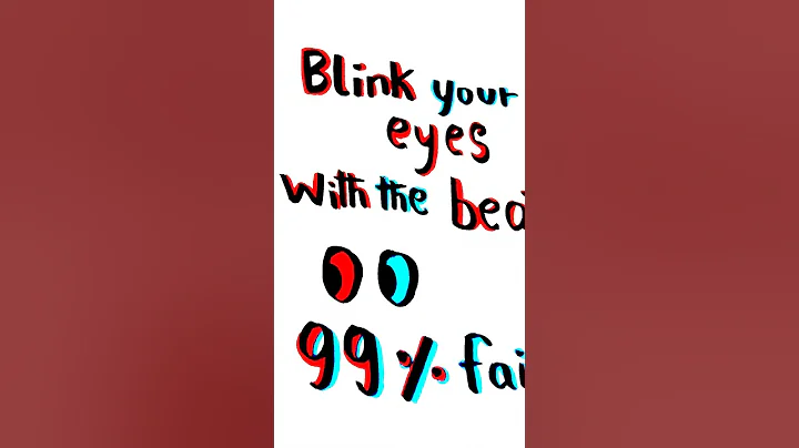 blink your eyes with beat 99% fail 😱 #shorts