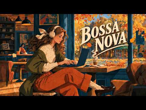 Cozy Autumn Café Ambience 🍂 Gentle Bossa Nova Music for Relaxing, Working, Studying & Chilling