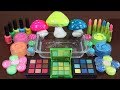 "Neon Mushroom!"Mixing "Neon"Makeup,More Stuff & NeonSlime Into slime.Satisfying Video.