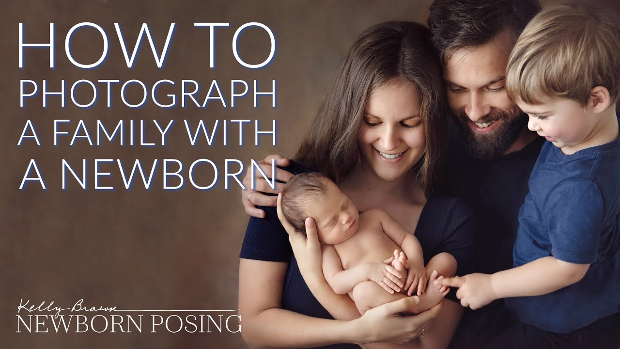 How to Photograph A Family with a Newborn Baby - YouTube