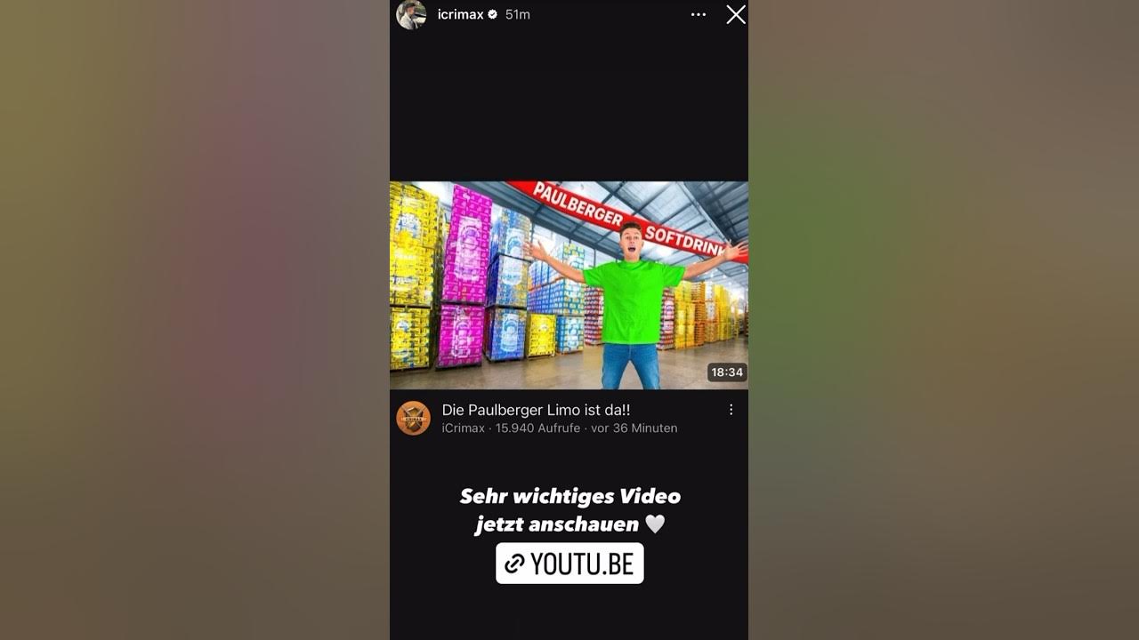 iCrimax | PAULBERGER LIMO IST DA? - YouTube