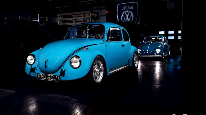 VW Beetle 1969 Hybrid Electric wth Engine by Tesla Motors