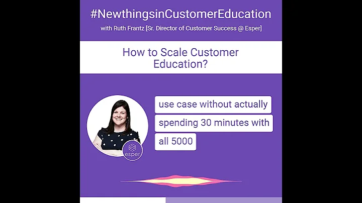 How to Scale Customer Education with Ruth Frantz |...