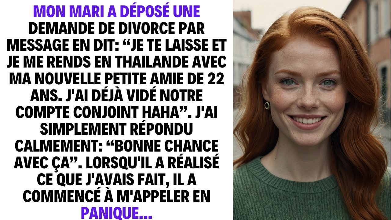 MON MARI A DÉPOSÉ UNE DEMANDE DE DIVORCE PAR MESSAGE EN DIT: “JE TE