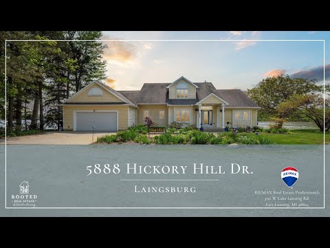 5888 Hickory Hill Dr, Laingsburg, MI home video tour