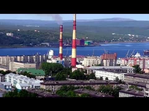 Мурманск. Панорама города и Жилстроя в 2022 г