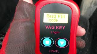 Pin code reading on a mk5 golf 07 plate