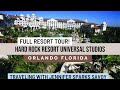 Hard Rock Hotel Universal FULL resort tour! Orlando Florida 2021