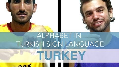 Alphabet in Turkish Sign Language