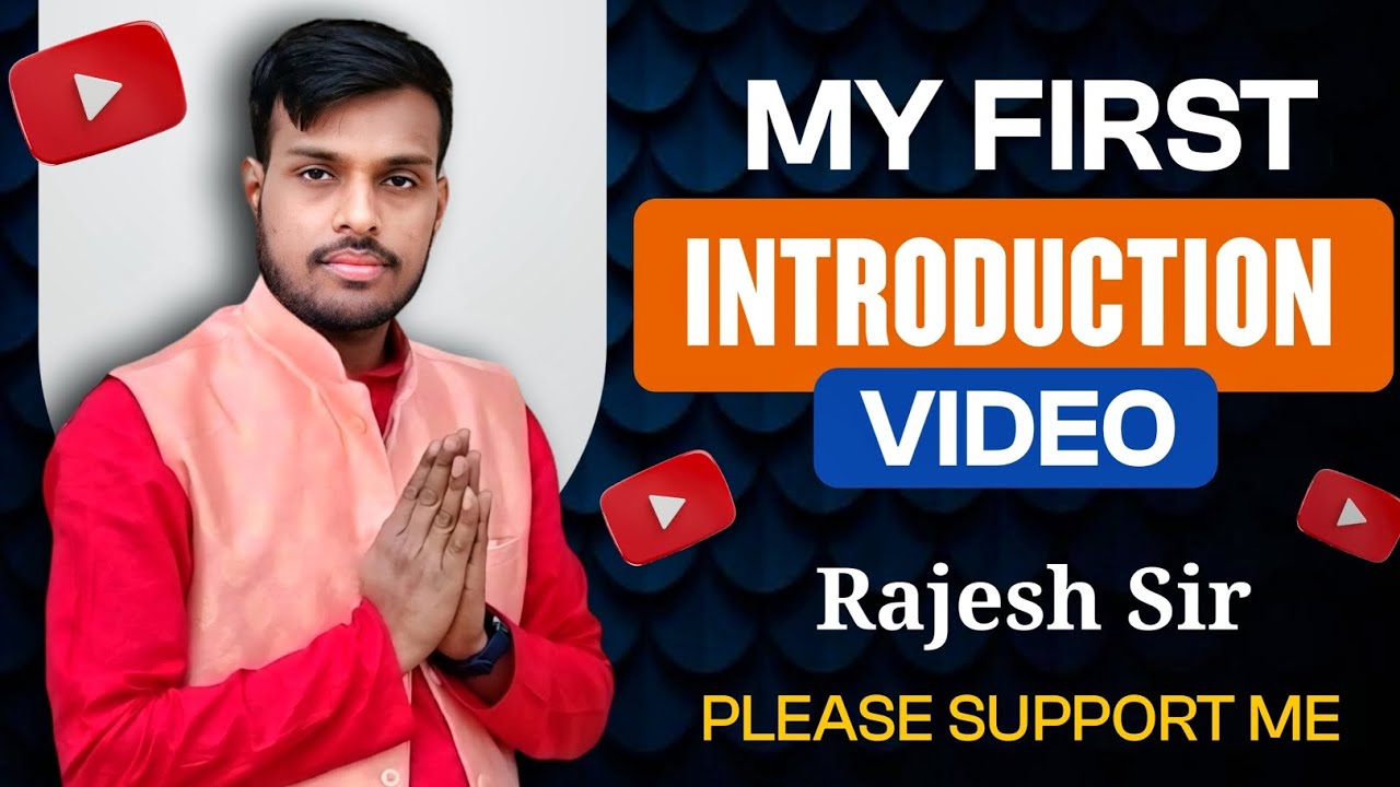 My first introduction video | first youtube video ~ please support my ...