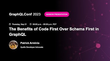 The Benefits of Code First Over Schema First in GraphQL - Patrick Arminio, Apollo