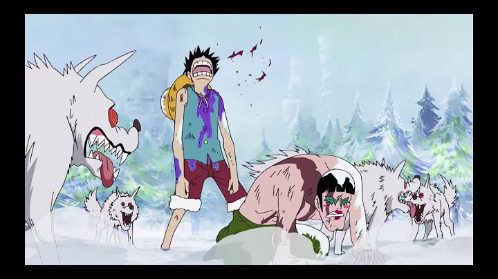 One Piece: Luffy uses conqueror's haki against wolves in Impel Down