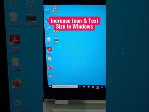 Increase Icon and Text Size in Windows LIKE A PRO