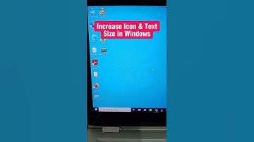Increase Icon and Text Size in Windows LIKE A PRO
