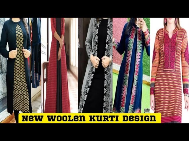 PEARLS FASHIONZ Woolen Kurti (Small, Grey) : Amazon.in: Fashion