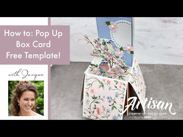 Free Template! How To: Pop Up Box Card - YouTube explosion-box-card-tutorial-endless-box-free-svg-file-jennifer-maker