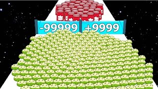 FOOD RUN - Level Up Fruits (Asmr Gameplay Walkthrough Android ios, Foods Run Math Games) Part 3
