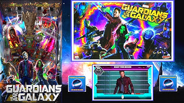 4K Guardians Of The Galaxy Vpx Visual Pinball Gameplay (3 Screen Setup)