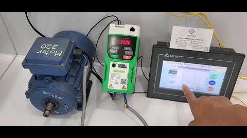 Truyền thông HMI Delta - Biến tần Control Techniques