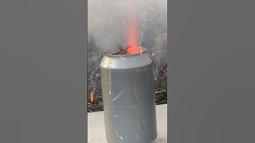 Rocket engine MELTS itself #shorts  #science #experiment #fire #easy #diy