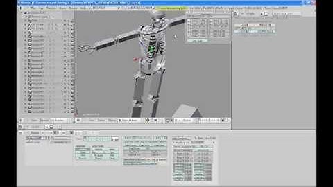 Blender - RAGmoTron RAGDOLL Creator Script.
