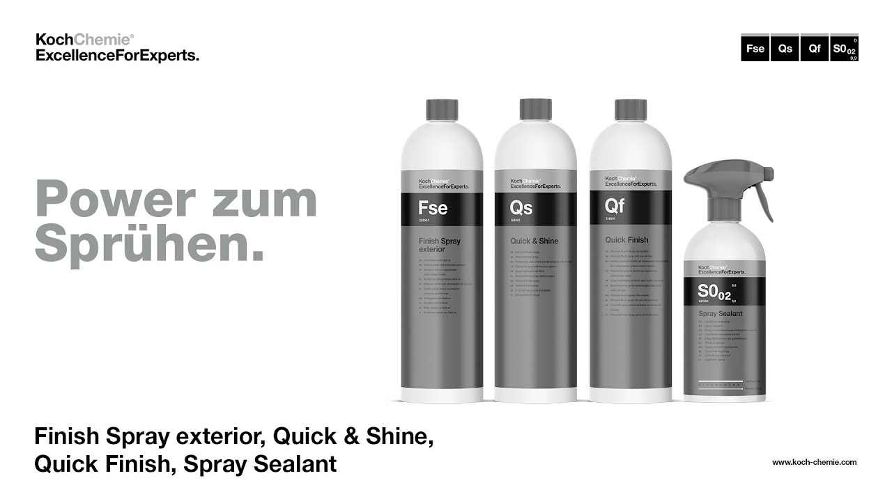 Koch Chemie Quick Shine: Quick Detailer for Glossy Finish