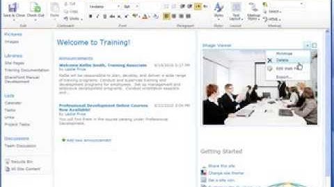 Working with Image Web Parts in SharePoint 2010