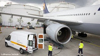 Comment se nettoient les moteurs d'avions ?