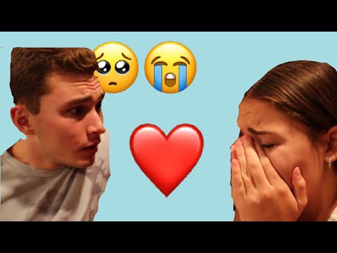 Crying In My Boyfriend's Arms..  *CUTE REACTION*