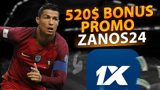 1XBET PROMO CODE . WORKING PROMO - ZANOS24 - BONUS 550$ FOR REGISTRATION