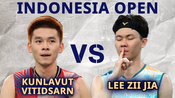 "กุลวุฒิ วิทิตศานต์" Kunlavut VITIDSARN (THA) Vs "李梓嘉" LEE Zii Jia (MAS) - Indonesia Open 2024