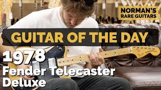 Guitar of the Day: 1978 Fender Telecaster Deluxe | Norman's Rare Guitars -  YouTube