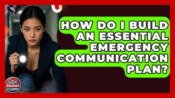 How Do I Build An Essential Emergency Communication Plan? - Your Emergency Planner