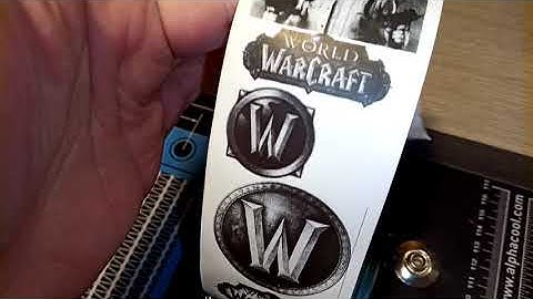 Thermal printer example with Python (python-escpos)