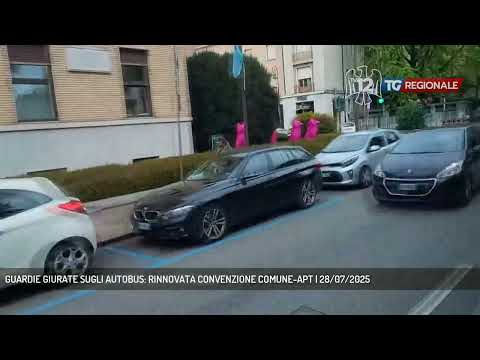 GUARDIE GIURATE SUGLI AUTOBUS: RINNOVATA CONVENZIONE COMUNE-APT | 28/07/2025