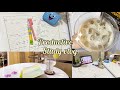 Productive study vlog 🗒️🧸 taking notes , skincare, making coffee etc.. #studyvlog #skincare