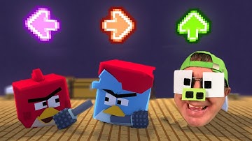 FNF Character Test | Gameplay VS Minecraft Animation VS Real Life | Angry Birds