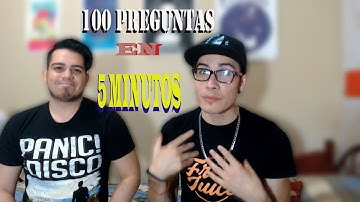 100 PREGUNTAS INCOMODAS EN 5 MINUTOS // diferente al típico video