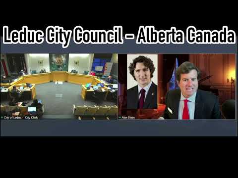 Leduc City Council Meeting Alberta Canada