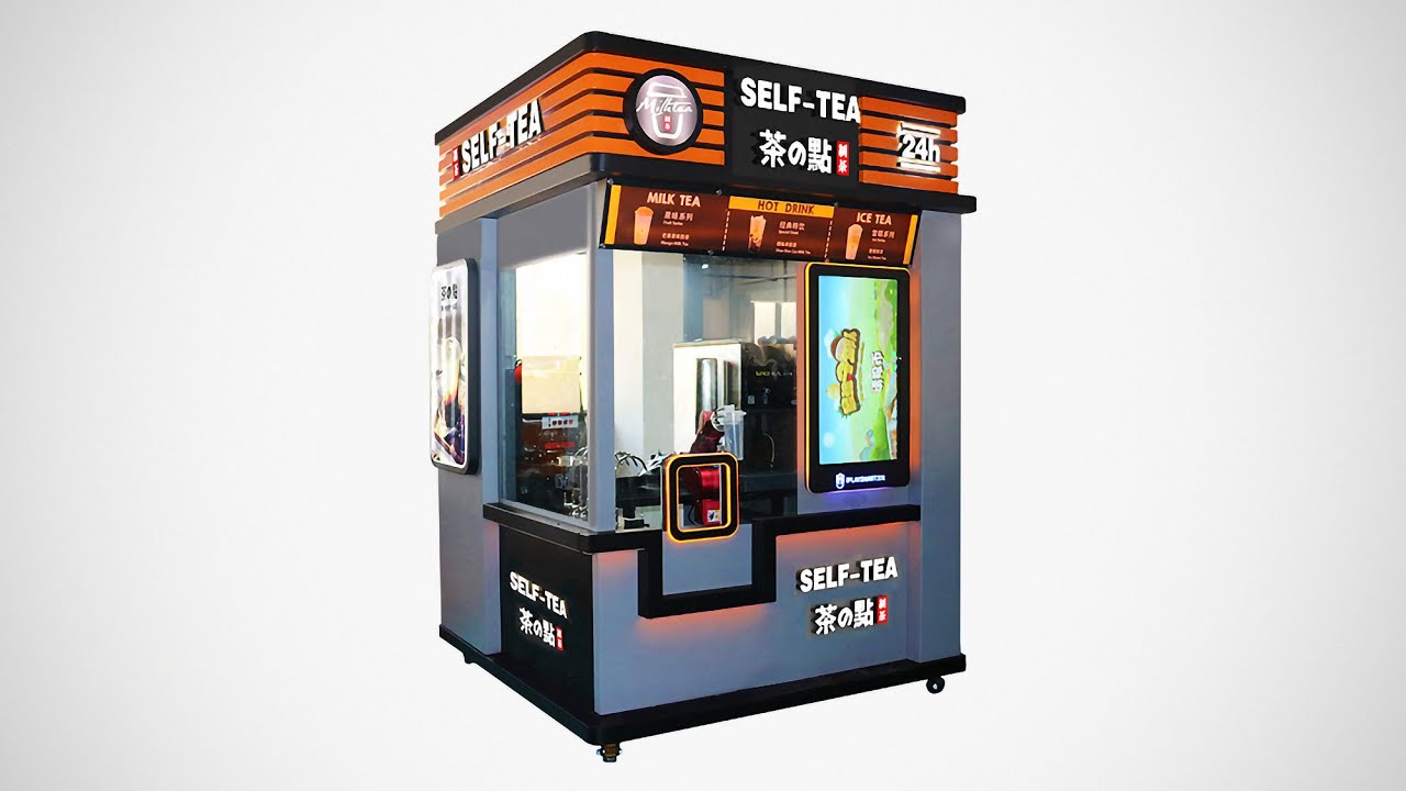 best smart fresh milk tea vending