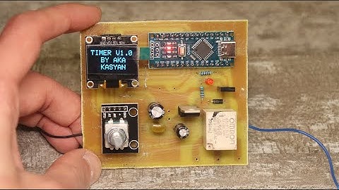 Циклический таймер (реле времени) на Arduino.
