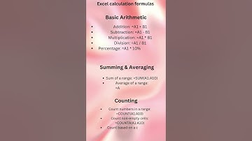 EXCEL CALCULATION FORMULA #shorts #viralvideo #excel #excelbasicsforbeginners #exceltutorial