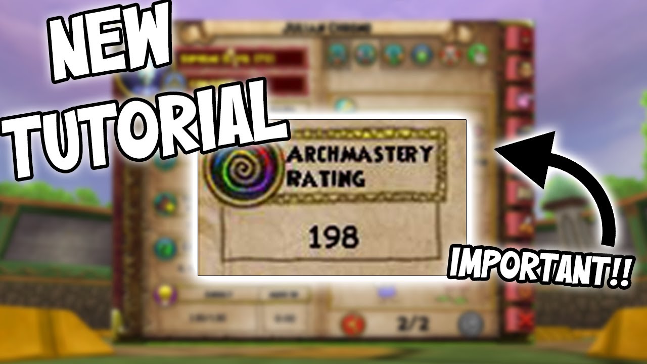 Wizard101: NEW ARCHMASTERY TUTORIAL!! - YouTube