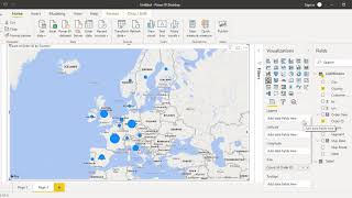 Power BI Tutorial for Beginners 6 - How to Create and Use Maps in Power BI