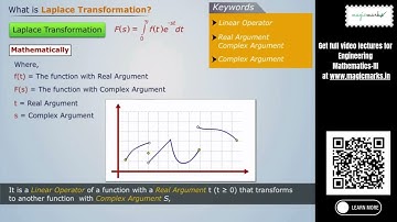 Laplace Transformation | Engineering Mathematics-III | Magic Marks